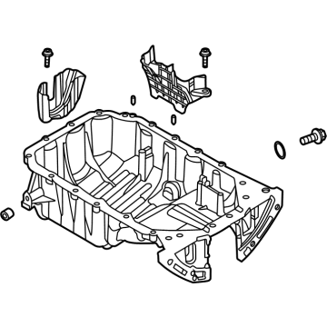 OEM 2022 Hyundai Elantra Pan Assembly-Engine Oil - 21510-2J001