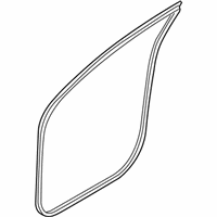 OEM 2016 Hyundai Tucson Weatherstrip-Front Door Body Side RH - 82120-D3000