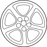 OEM 2002 Dodge Stratus Aluminum Wheel - MR594981