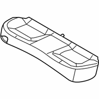 OEM 2012 Kia Sportage Cushion Assembly-Rear Seat - 891003W181ATA