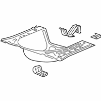 OEM 2014 Chevrolet Sonic Rear Floor Pan - 95231590