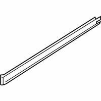 OEM 2020 BMW X4 Window Cavity Seal Front Door Left - 51-33-7-393-417