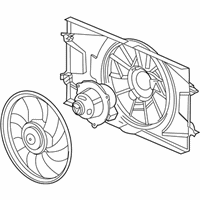 OEM 2008 Pontiac G5 Fan Shroud - 15849644