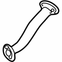 OEM 1999 Nissan Frontier Exhaust Tube Assembly, Center - 20030-8B612