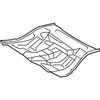 OEM Toyota Camry Center Floor Pan - 58211-06201