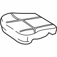 OEM 2007 Toyota 4Runner Seat Cushion Pad - 71501-35080