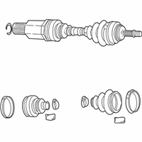 OEM 2002 Chrysler Voyager Axle Half Shaft - 4641855AE