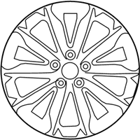OEM 2020 Kia Sportage Wheel Assembly-Aluminium - 52910D9330