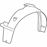 OEM 2008 Pontiac Grand Prix Liner Asm-Front Wheelhouse - 21998881