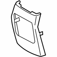 OEM Kia Sorento Cover-Console, Rear - 846412P205VA