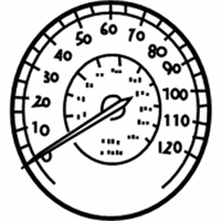 OEM 2001 Dodge Intrepid Gage-ODOMETER - 4883548AA