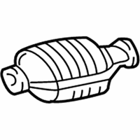 OEM 2000 Toyota Tacoma Catalytic Converter Assembly - 18450-0C010