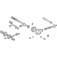 OEM 2021 Lexus GX460 Carrier Assembly, Differential - 41110-3D432