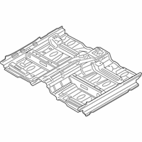 OEM 2018 Hyundai Tucson Panel Complete-Front Floor - 65100-D3000