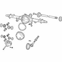 OEM 2008 Dodge Ram 1500 Axle-Service Rear - 5183302AB