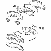 OEM 2001 Lincoln LS Cluster Assembly - 1W4Z-10849-AA