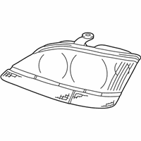 OEM 1999 Lexus RX300 Headlamp Unit Assembly, Right - 81130-48031