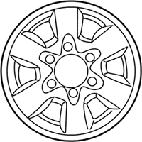 OEM 2003 Nissan Pathfinder Aluminum Wheel - 40300-5W925
