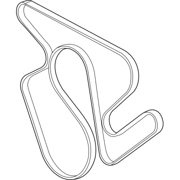 OEM 2020 Chevrolet Silverado 3500 HD Serpentine Belt - 12654273