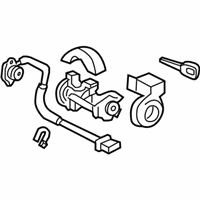 OEM Honda Ridgeline CYLINDER SET, KEY - 06351-SJC-A20