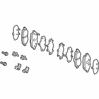 OEM 2021 Honda Clarity Pad Set, Rear - 43022-TRT-A10