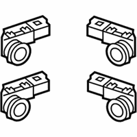 OEM 2009 Honda CR-V Back-Up Sensor (Silver Metallic) - 08V67-SWA-1B1K