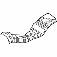 OEM 2013 Nissan Sentra INSULATOR-Heat, Rear Floor - 74761-3SG0A