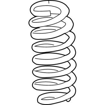 OEM Acura TLX Spring, Rear - 52441-TGY-A02