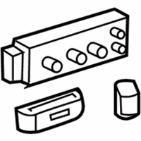 OEM 2017 Honda Odyssey Switch Assembly, Driver Side Power Seat (8Way) (Truffle) - 81650-S3V-A01ZL