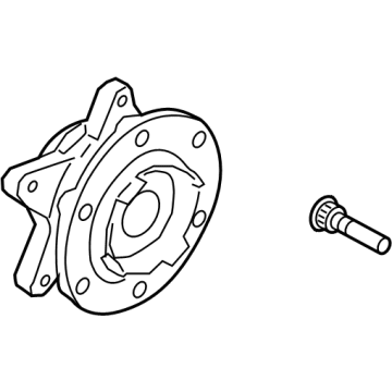 OEM 2021 Ford Bronco HUB ASY - WHEEL - MB3Z-1104-A