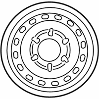 OEM 1995 Toyota Tacoma Wheel, Disc - 42601-04120