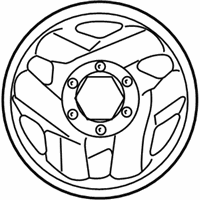 OEM 2002 Toyota Tacoma Wheel, Steel - 42601-04190