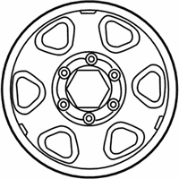 OEM 1998 Toyota Tacoma Wheel, Steel - 42601-04110