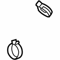 OEM Buick Upper Hose Clamp - 15024903