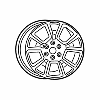 OEM Ram 1500 Aluminum Wheel - 5YD571AUAA