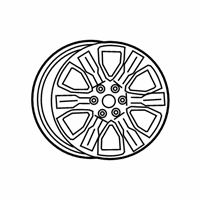 OEM 2021 Ram 1500 Aluminum Wheel - 5YD591UWAA