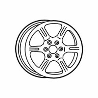 OEM 2021 Ram 1500 Aluminum Wheel - 6GD77SZ0AA