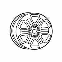 OEM 2020 Ram 1500 Aluminum Wheel - 5YD441XWAA