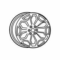 OEM 2019 Ram 1500 Aluminum Wheel - 5YD621NWAB