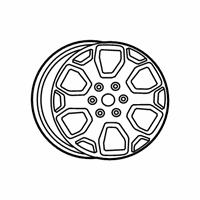 OEM 2020 Ram 1500 Aluminum Wheel - 5YD56SZ0AA