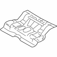 OEM Ford Fusion Center Floor Pan - 7E5Z-5411160-A