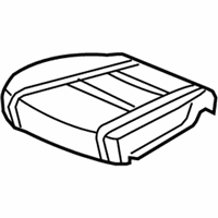 OEM Honda Ridgeline Pad, Right Front Seat Cushion - 81137-SJC-L71