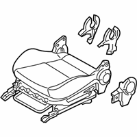OEM 2015 Hyundai Genesis Coupe Cushion Assembly-Front Seat, Passenger - 88200-2M730-NBK