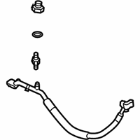 OEM Pontiac Compressor & Condenser Hose - 15798289