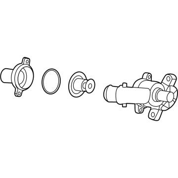 OEM Lincoln CONNECTION - WATER OUTLET - LX6Z-8A586-B