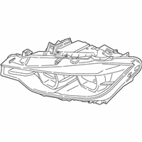 OEM 2018 BMW 328d Left Headlight - 63-11-7-419-629