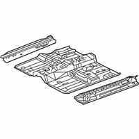 OEM 2008 Acura TL Floor, Front - 65100-SEP-A01ZZ