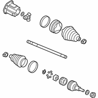 OEM 2011 Chevrolet Express 1500 Axle Assembly - 88982496