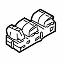 OEM 2015 Lincoln MKS Window Switch - DA5Z-14529-AC