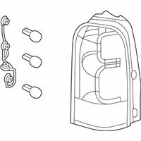 OEM Saturn Relay Tail Lamp Assembly - 15787132